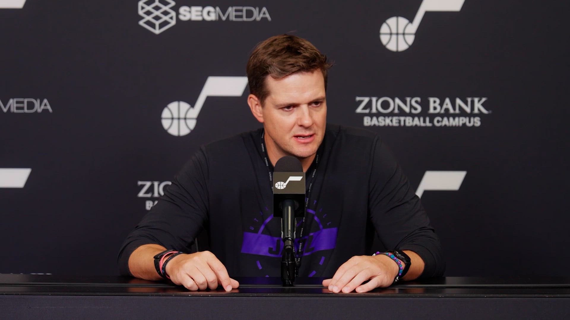 'Video thumbnail for Jazz HC Will Hardy on Difficulty of Managing Priorities in Training Camp'
