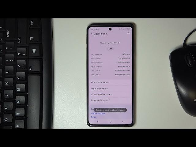 Video thumbnail for How to Enable Developer Options in SAMSUNG Galaxy M52 5G – Find Advanced Developer Settings