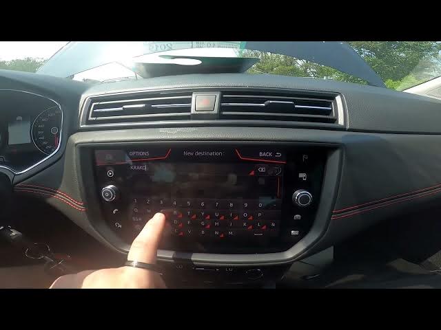 Video thumbnail for How to Set Destination in Map in Seat Ibiza V ( 2017 - now ) - Start Route in Navigation