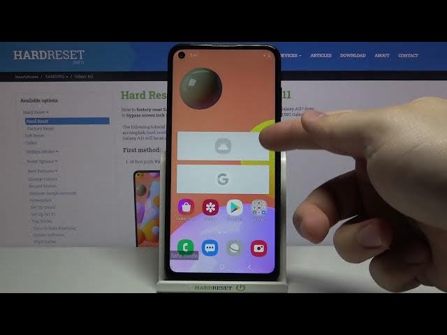 Video thumbnail for How to enable Safe Mode on Samsung Galaxy A11 - Enter Safe Mode
