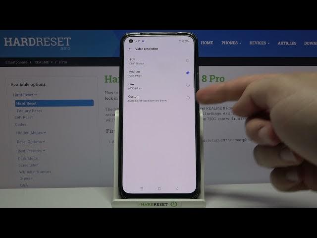 Video thumbnail for How to Change Video Quality in Screen Recorder in REALME 8 Pro – Screen Recorder