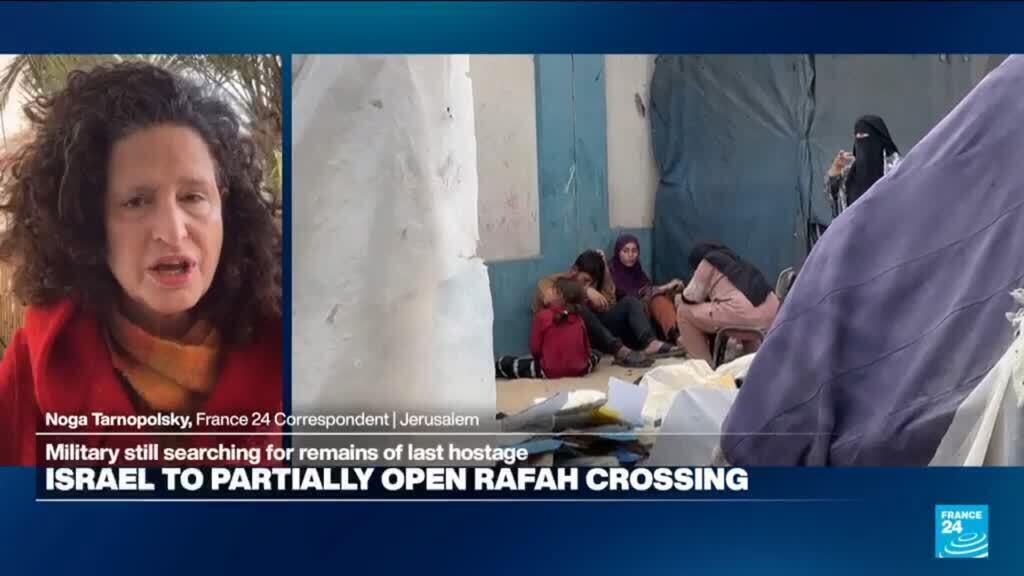 Video thumbnail for Gaza: Uncertainty surrounds Rafah crossing reopening
