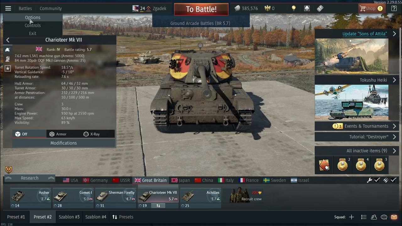 Video thumbnail for How To Change Language In War Thunder