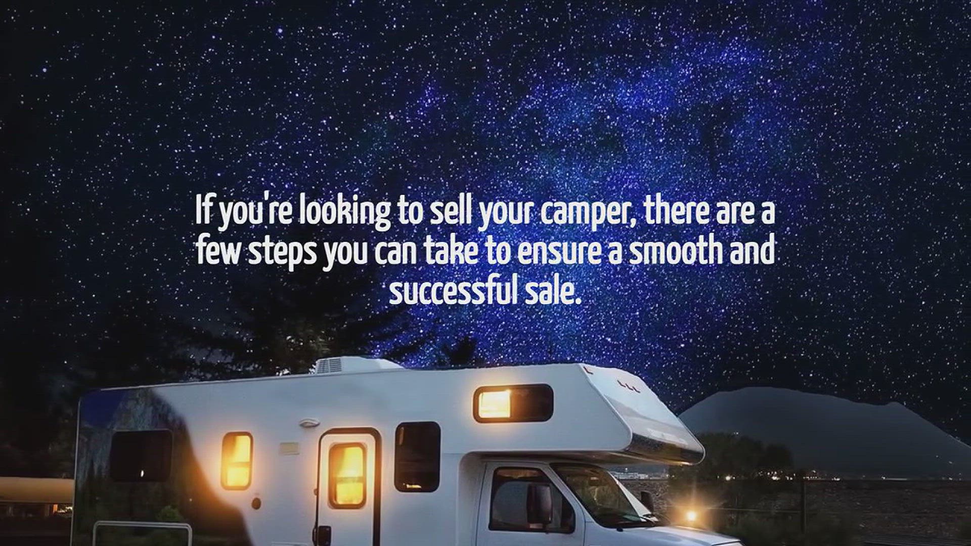 Video thumbnail for How To Sell My Camper