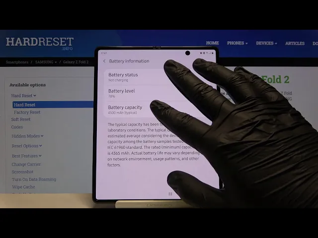 Video thumbnail for How to Find Device Specifications in Samsung Galaxy Z Fold 2 – Check Software Version