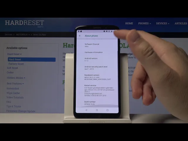 Video thumbnail for How to Check Phone Specification in MOTOROLA Moto Z3 Play – Find Phone Spec