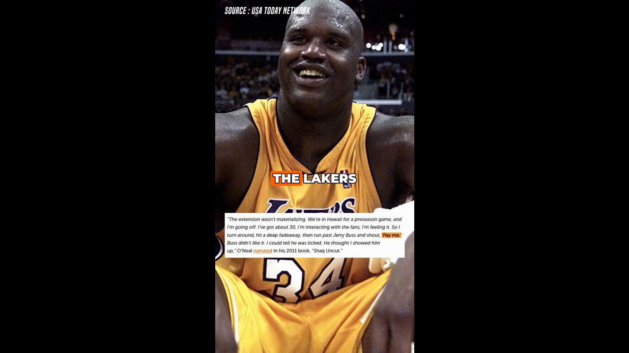 Video thumbnail for Shaquille O’Neal’s Pay Me Moment That Ended the Lakers Dynasty