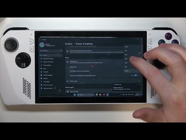 Video thumbnail for How To Manage Battery Saver Mode On Asus ROG Ally