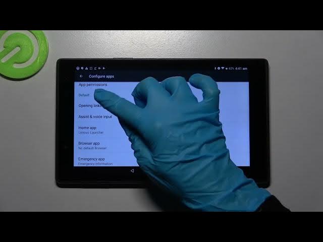 Video thumbnail for LENOVO TAB 4 8 – Open Apps Settings / Change Default Apps List