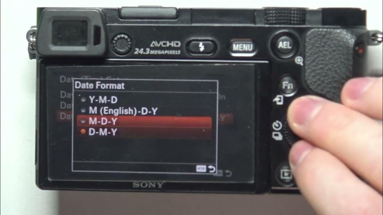 Video thumbnail for How To Manage Date & Time In Sony A6000