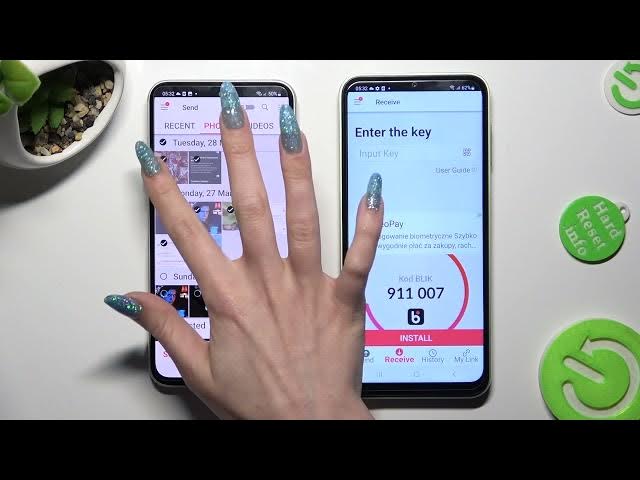 Video thumbnail for How to Transfer Files From SAMSUNG Device to SAMSUNG Galaxy A14 - Use Send Anywhere
