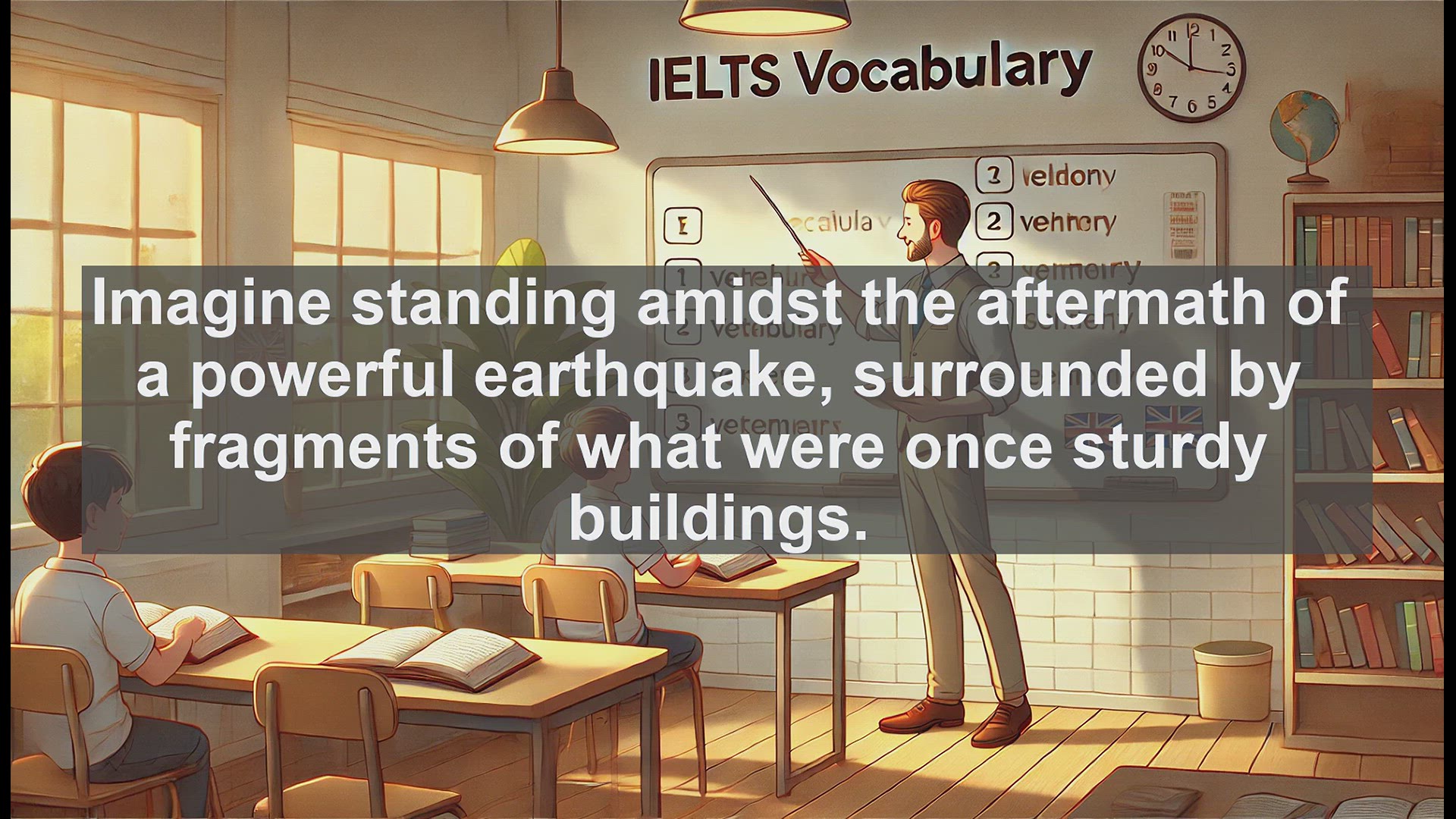 'Video thumbnail for 2000 Must Know IELTS 9.0 Vocabulary - Rubble: Mastering a Key Vocabulary Word for IELTS Success'