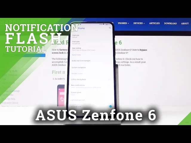 Video thumbnail for How to Enable Flash Notifications on ASUS Zenfone 6 –  LED Notifications