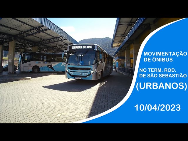 Video thumbnail for Movimentação de ônibus Urbanos no Terminal Rodoviário de São Sebastião-SP(10/04/2023)