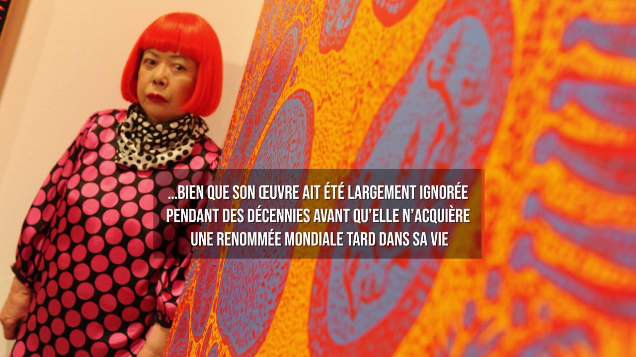 Video thumbnail for L'artiste japonaise Yayoi Kusama est décédée à l'âge de 97 ans.
