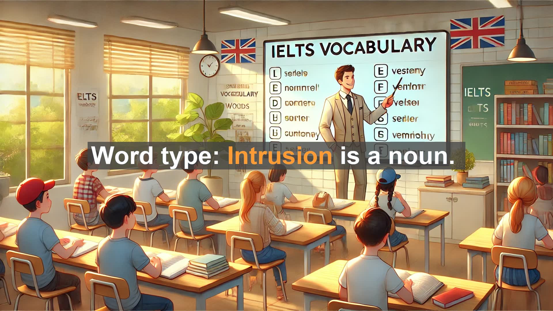 'Video thumbnail for 5000 Must Know IELTS 8.0 Vocabulary - Mastering 'Intrusion': Boost Your IELTS Score'