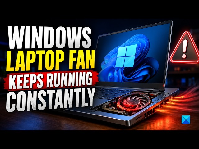 Video thumbnail for Windows laptop fan keeps running constantly [Fix]