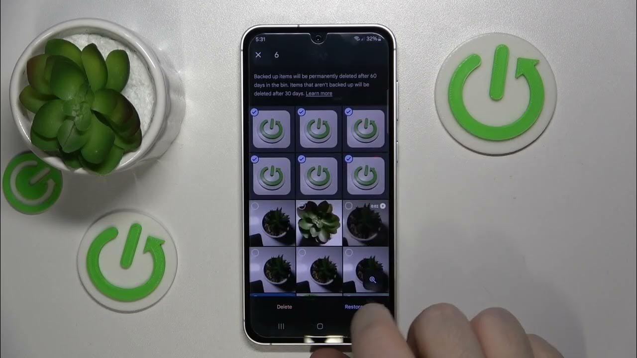 Video thumbnail for How to Recover Deleted Photos From Trash on SAMSUNG Galaxy S23 FE