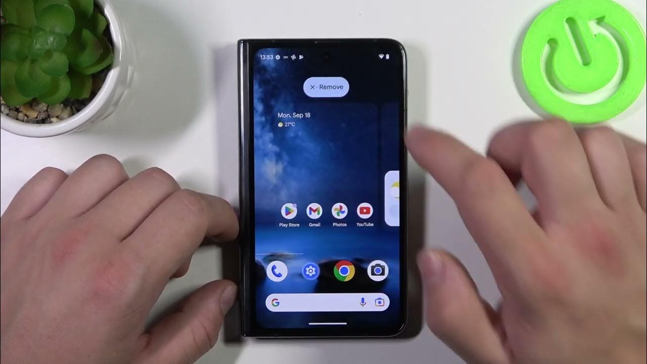 Video thumbnail for How to Remove / Restore Messages Icon from / to the Home Screen on Google Pixel Fold