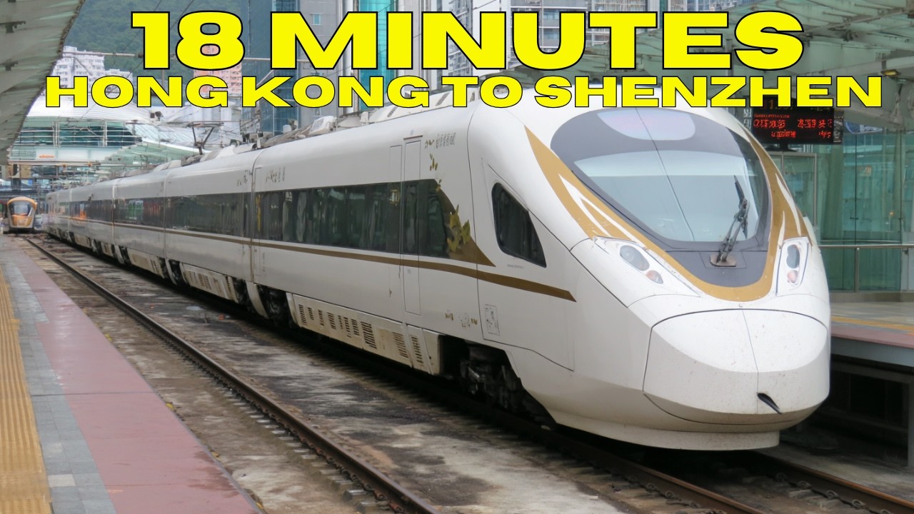 Video thumbnail for Hong Kong to Shenzhen in Under 20 Minutes? China High Speed Train Experience 2026