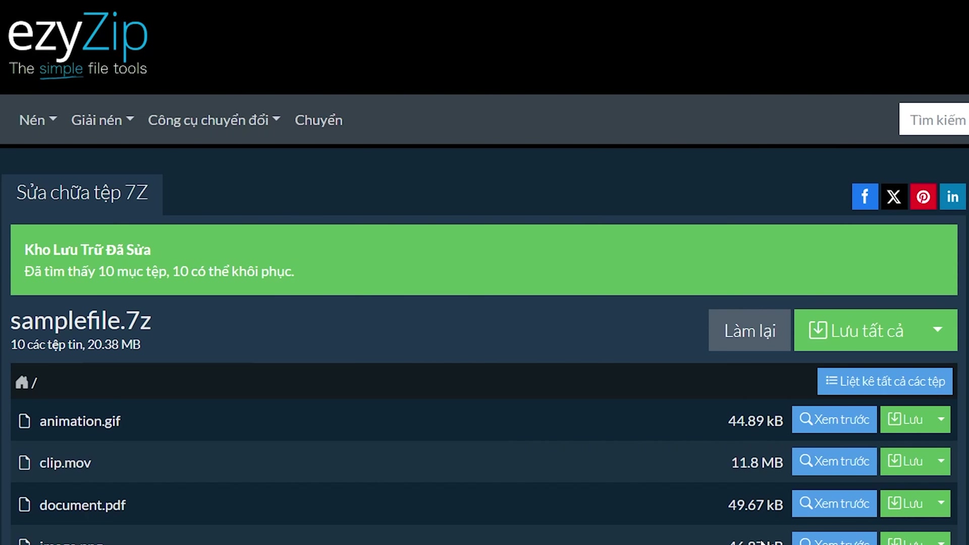 Video thumbnail for 📦 Cách Sửa Tệp 7Z Bị Hỏng Trực Tuyến Miễn Phí | Không Cần Cài Đặt Phần Mềm