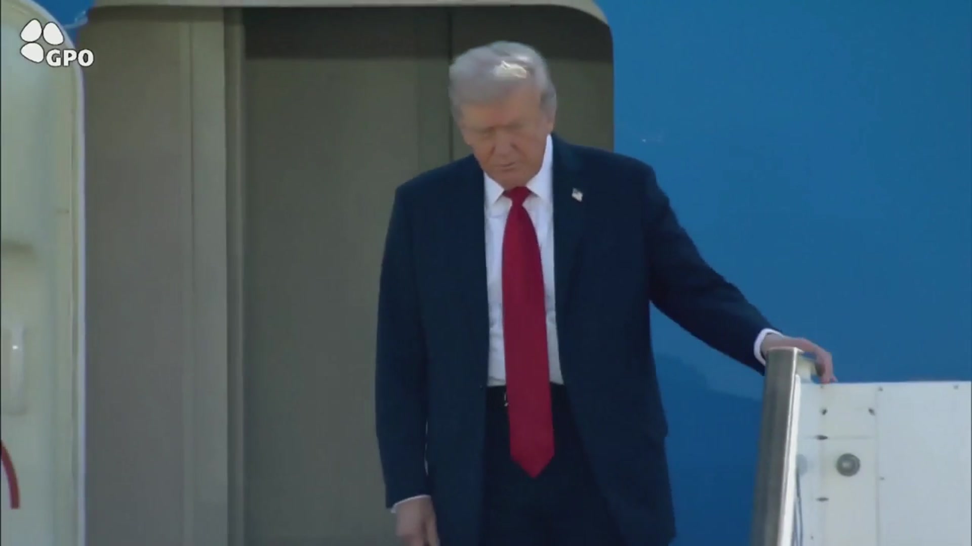 'Video thumbnail for WATCH: Donald Trump arrives in Israel as hostages set to be released'