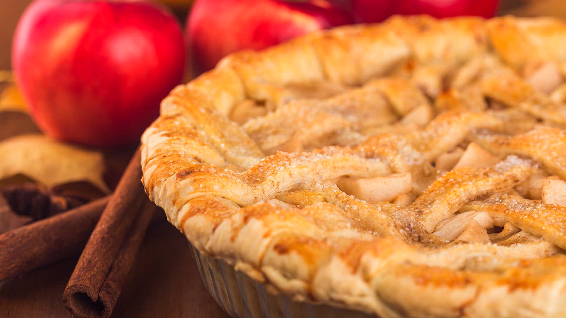 'Video thumbnail for Healthy Apple Tart: Pie, video blog'