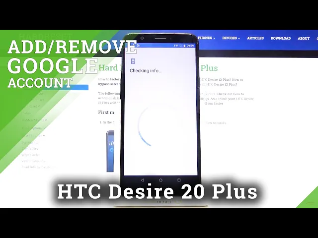Video thumbnail for How to Add and Remove Google Account on HTC Desire 12 Plus – Manage Google User