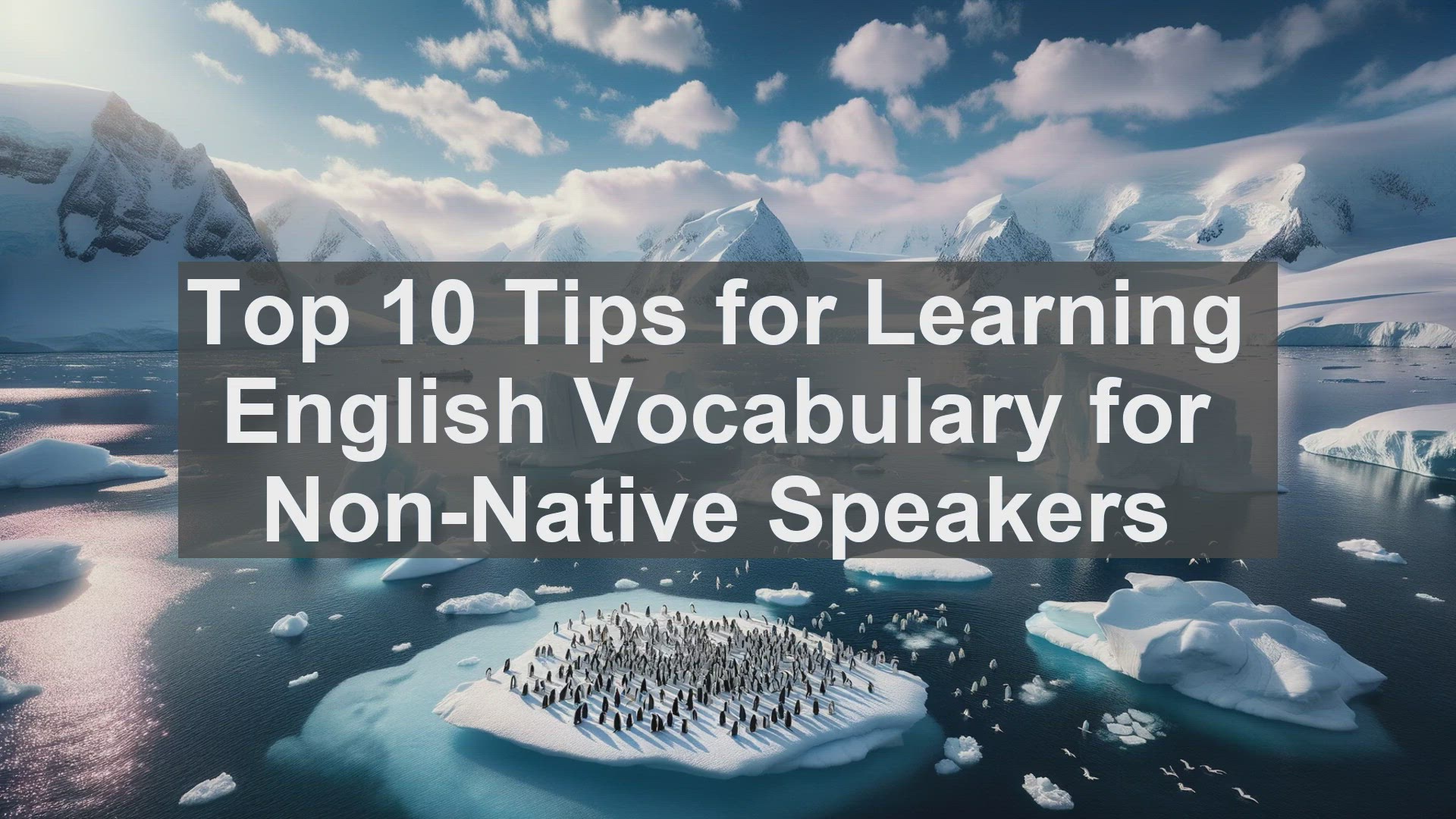 'Video thumbnail for Top 10 Tips for Learning English Vocabulary for NonNative Speakers'