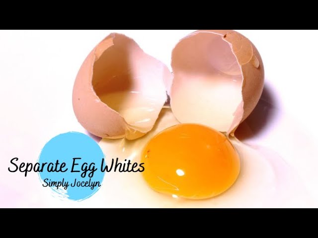 Video thumbnail for How to Separate Egg Whites - Simply Jocelyn