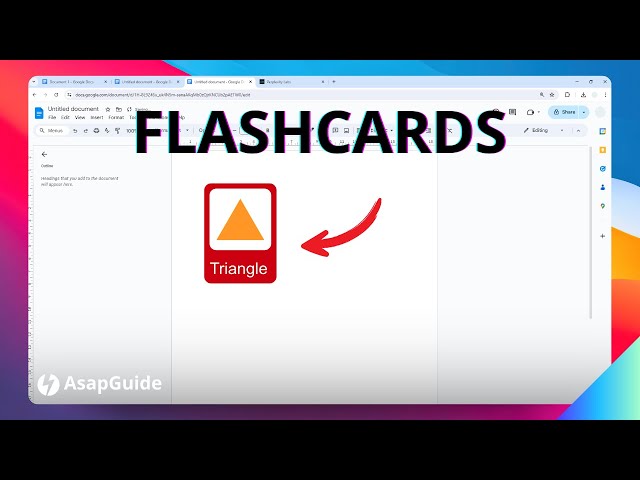 Video thumbnail for How to Make Flashcards on Google Docs