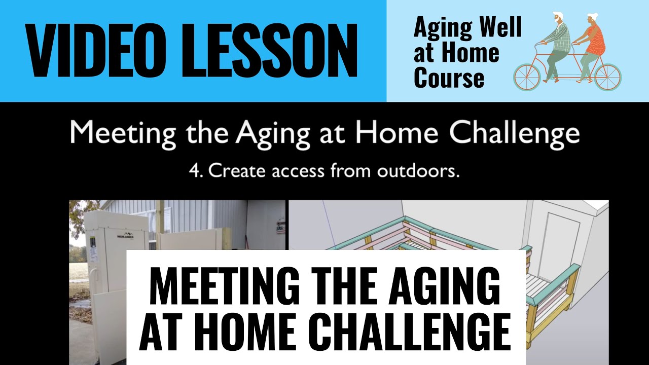 Video thumbnail for 11VIDEO   Meeting the Aging at Home Challenge