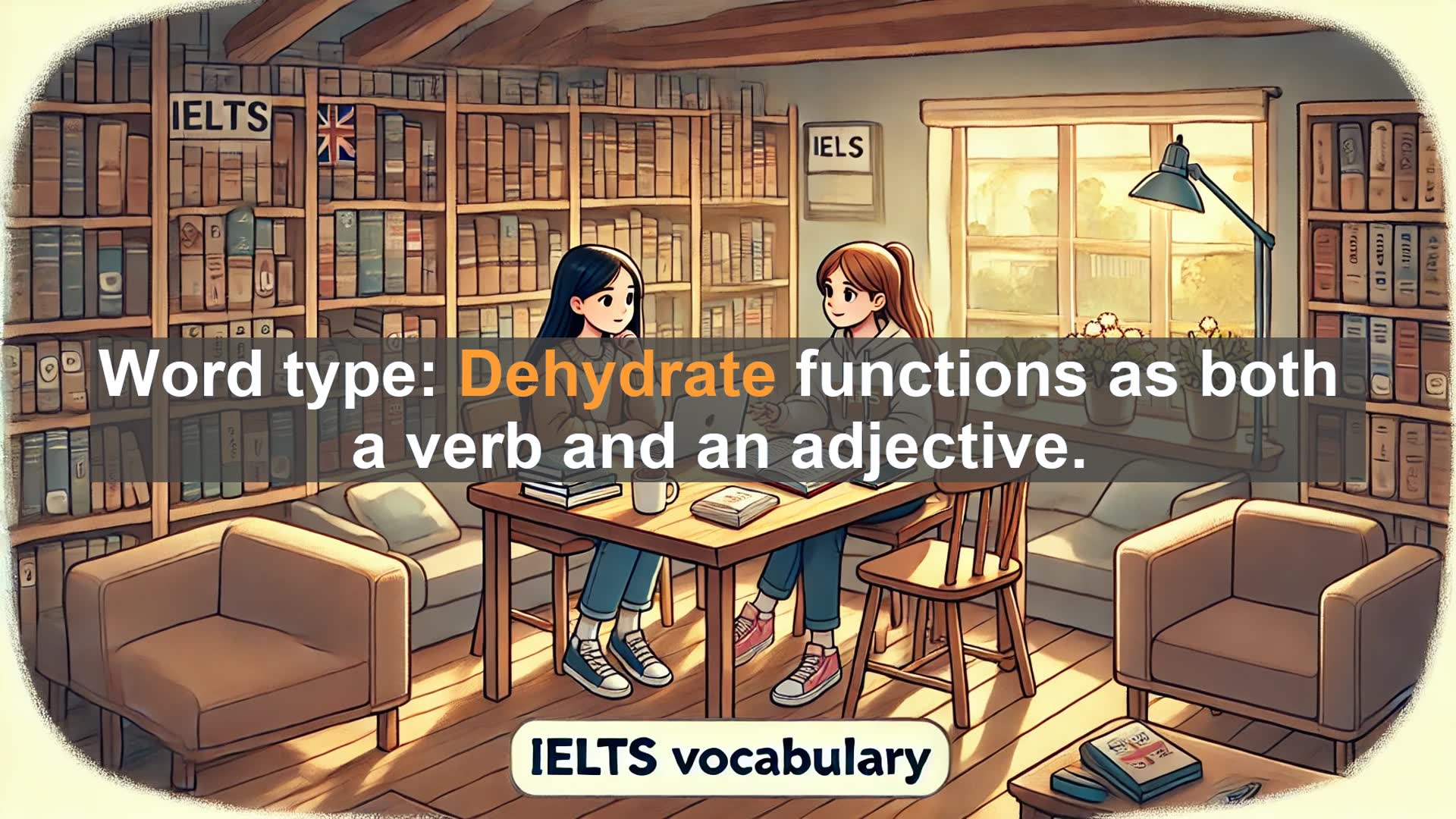 'Video thumbnail for 5000 Must Know IELTS 8.0 Vocabulary - Understanding 'Dehydrate': A Key Word for IELTS Success'