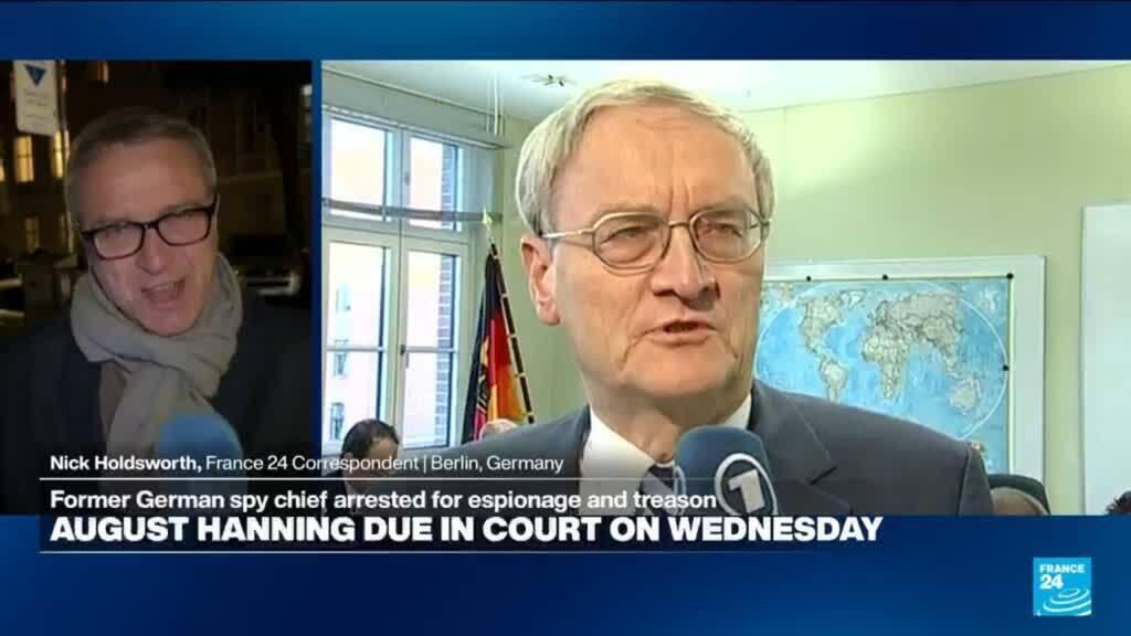 Video thumbnail for German ex-spy chief arrested for suspected espionage, treason