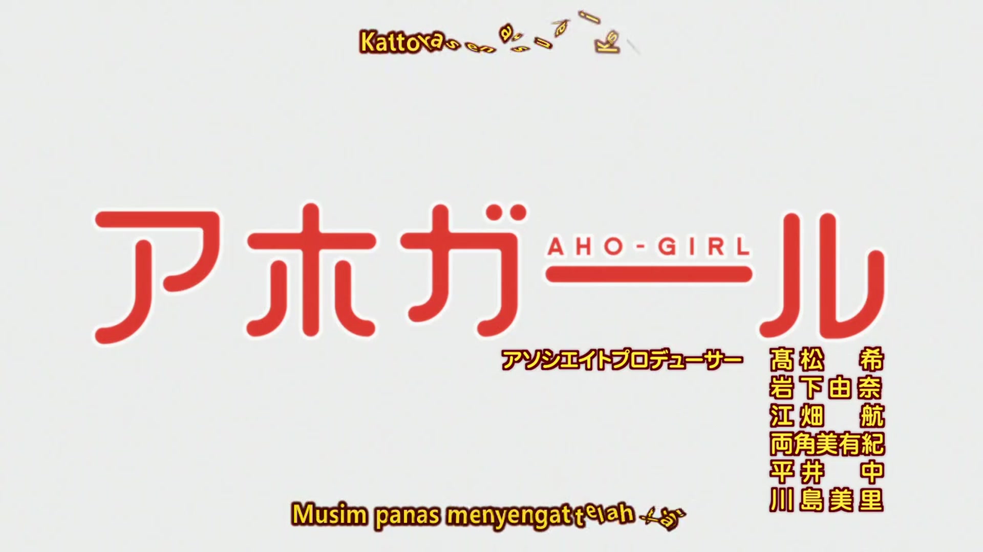 Video thumbnail for #08 Aho Girl - Sub Indo