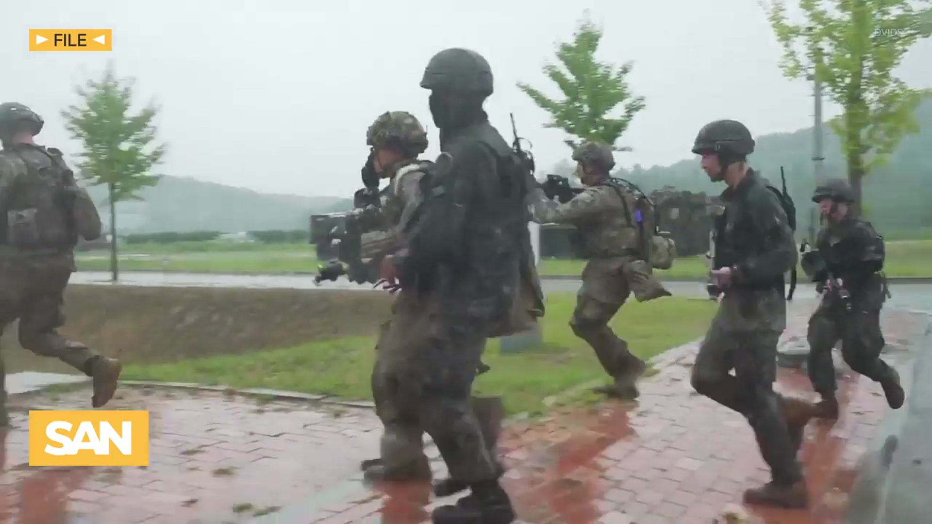'Video thumbnail for US and South Korea combined exercise rankles the North'