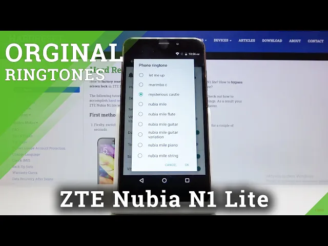 Video thumbnail for How to Change Ringtone in ZTE Nubia N1 Lite – Find Ringtone List