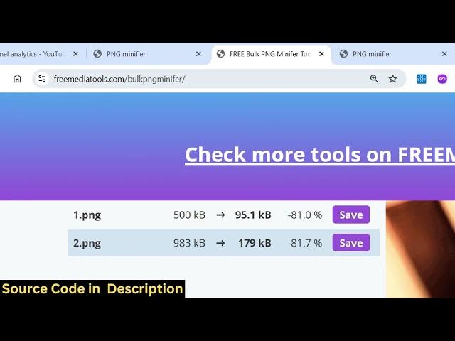 Video thumbnail for Build a Javascript Online Image Compressor & Optimizer Like TinyPNG Clone Editor in Browser