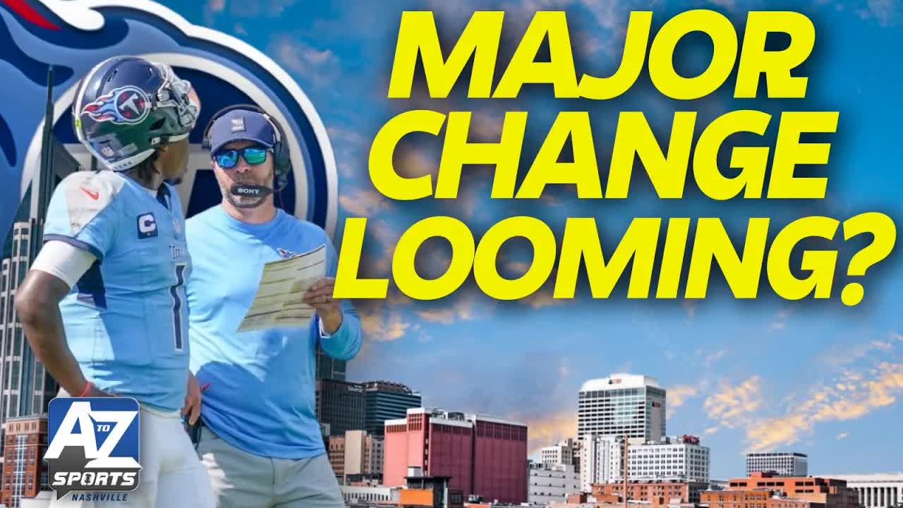 Video thumbnail for a to z sports nashville: brian callahan considering major changes for tennessee titans after 0-3 start?