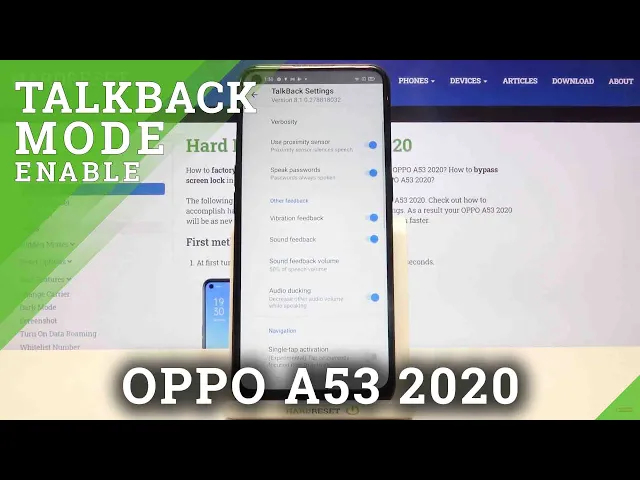 Video thumbnail for How to Use TalkBack in OPPO A53 2020 – How to Enable / Disable Screen Reader