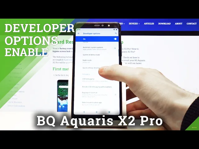Video thumbnail for How to Enter Developer Options in BQ Aquaris X2 Pro – Open Advanced Settings