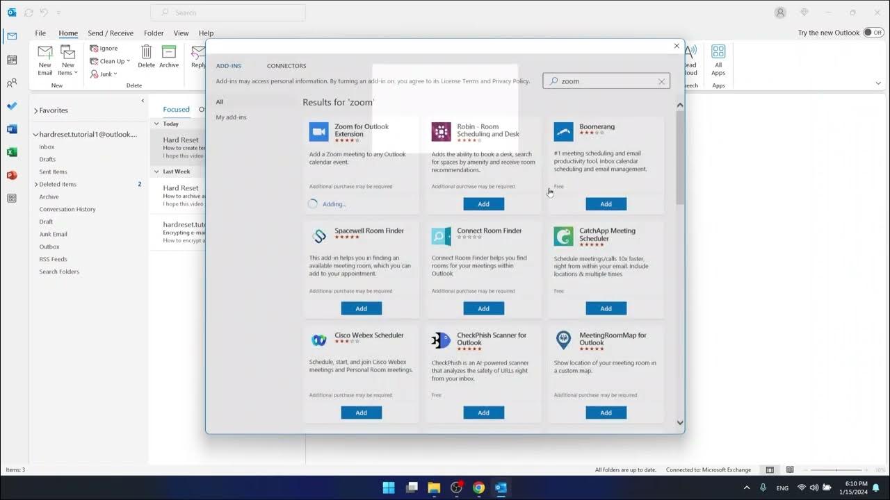 Video thumbnail for How to Integrate Zoom with Outlook
