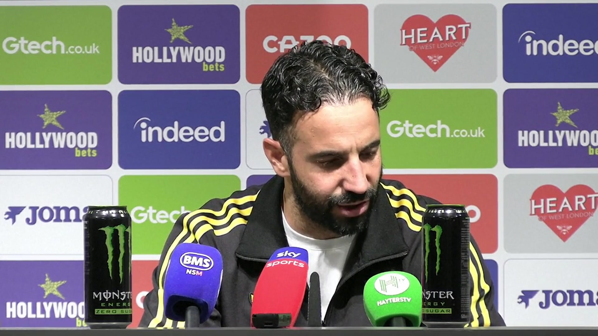 'Video thumbnail for 'We played this game like Brentford wants to' - Amorim'
