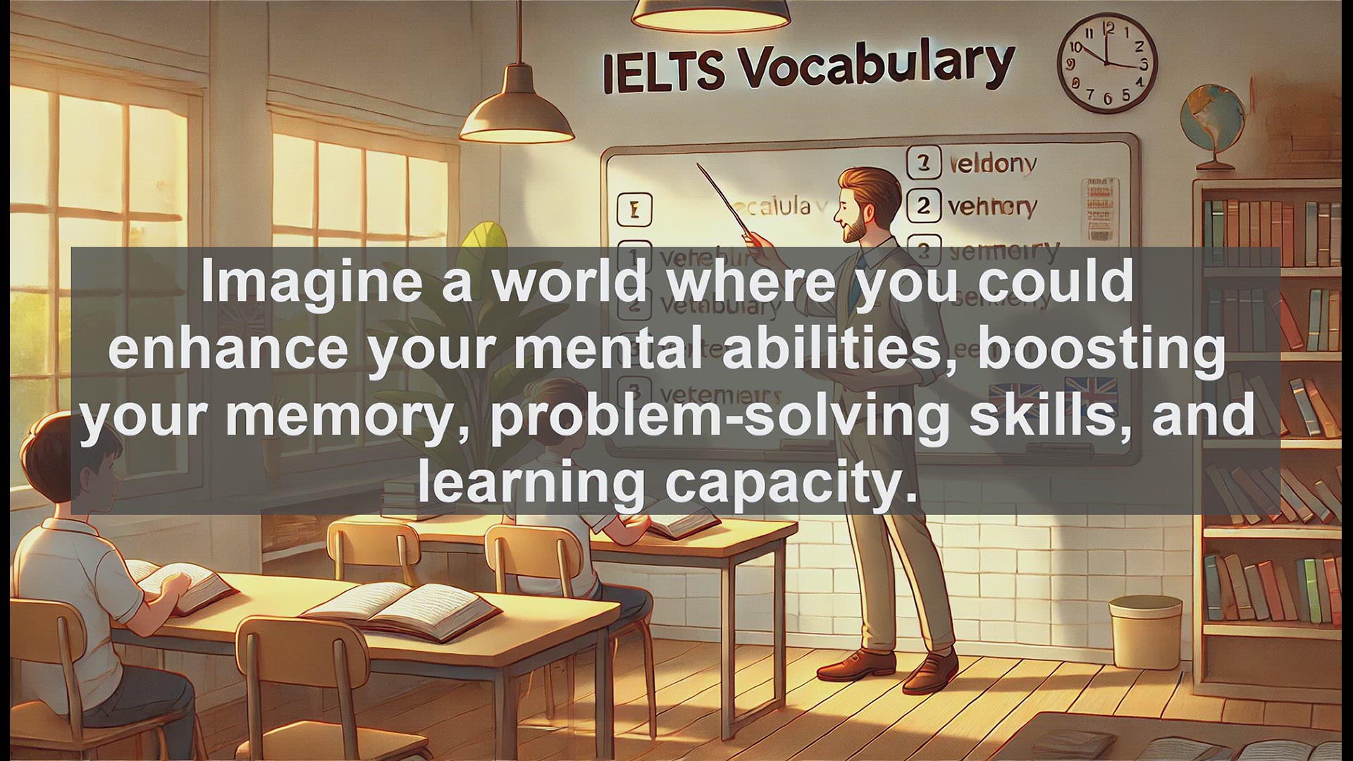 'Video thumbnail for 5000 Must Know IELTS 8.0 Vocabulary - Understanding 'Cognitive': A Key Word for IELTS Success'