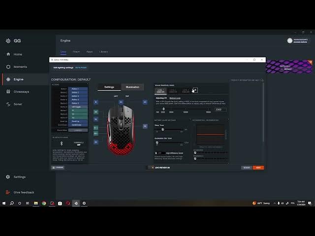 Video thumbnail for How To Add & Remove DPI Levels In Steelseries Aerox 5 Wireless