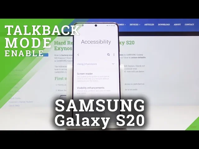 Video thumbnail for How to Enable Talkback in SAMSUNG Galaxy S20 – Activate / Deactivate Screen Reader