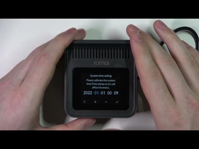 Video thumbnail for 70Mai Dash Cam A400 - How To Adjust System Date & Time Settings