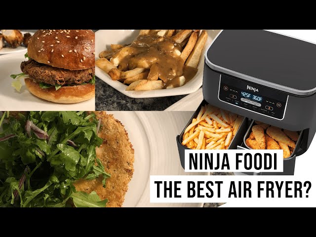 Video thumbnail for Ninja Foodi Dual Basket Air Fryer REVIEW | Air Fry vs Deep Fry RESULTS - Worth It?