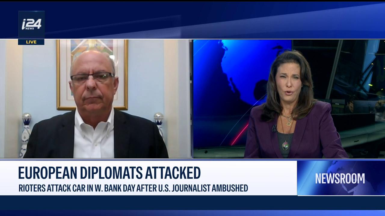 Video thumbnail for West Bank violence surges: European diplomats attacked by settlers