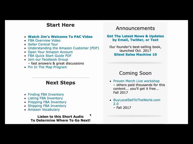 Video thumbnail for Proven Amazon Course - Updated. Look in the dashboard. Sneak peek